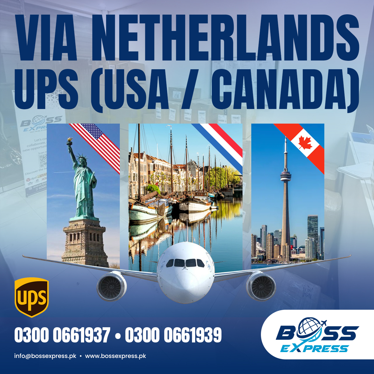 VIA NETHERLANDS – UPS (USA / CANADA)